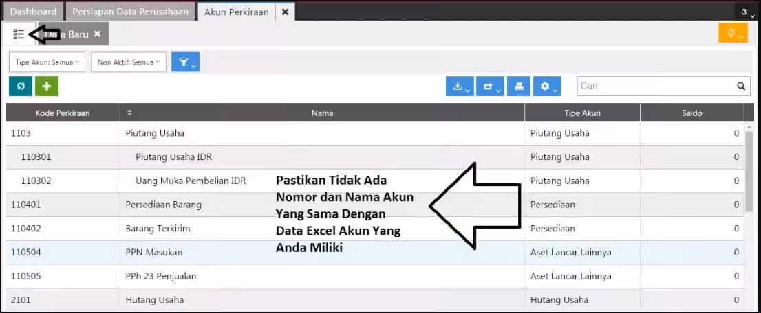 Impor Data Akun Accurate Online Impor Data Akun Accurate Online