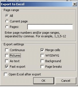 Muncul error saat export laporan di accurate