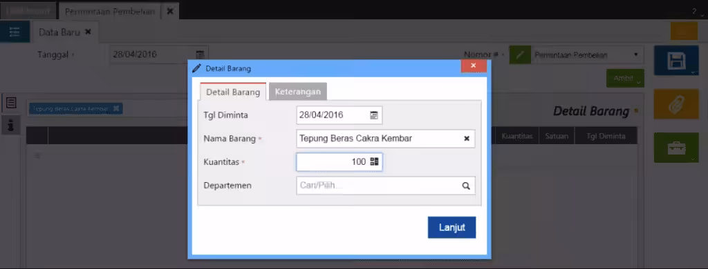 Membuat Permintaan Pembelian Membuat Permintaan Pembelian