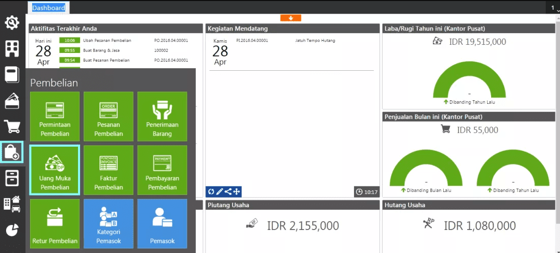 membuat uang muka pembelian membuat uang muka pembelian