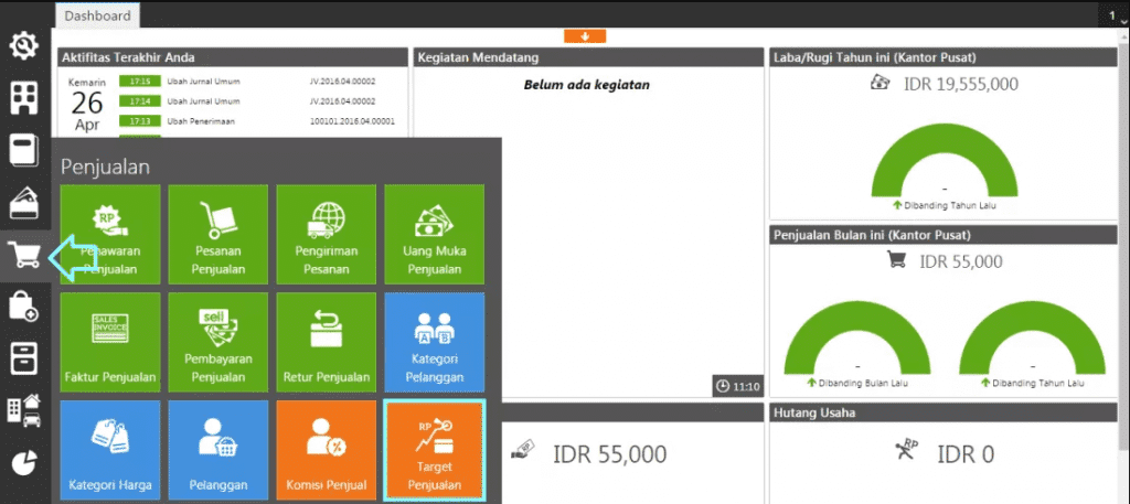 Target Penjualan Penjual Target Penjualan Penjual