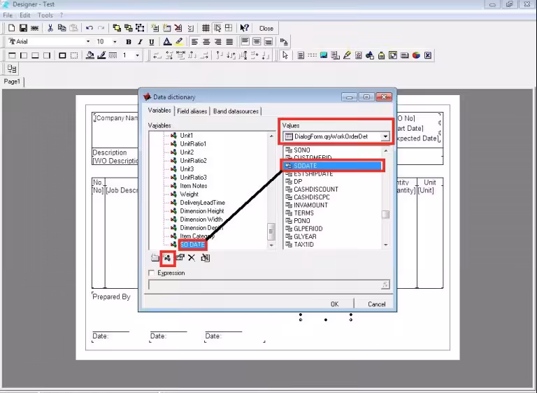 Menampilkan Variabel Apapun Dari Sales Order di Preview Work Order Menampilkan Variabel Apapun Dari Sales Order di Preview Work Order