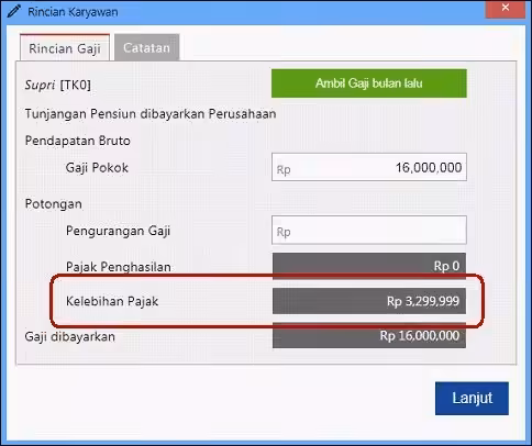 Fitur pengunduran diri pada formulir karyawan