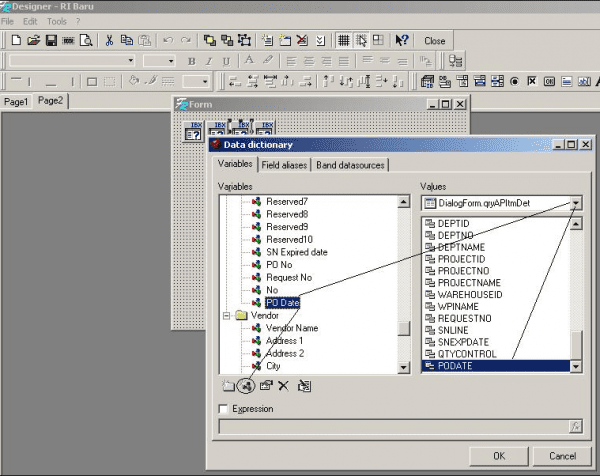 Menampilkan Purchase Order Date Di Detail Receive Items