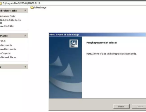 Uninstall Atau Hapus RENE 2 Point Of Sale