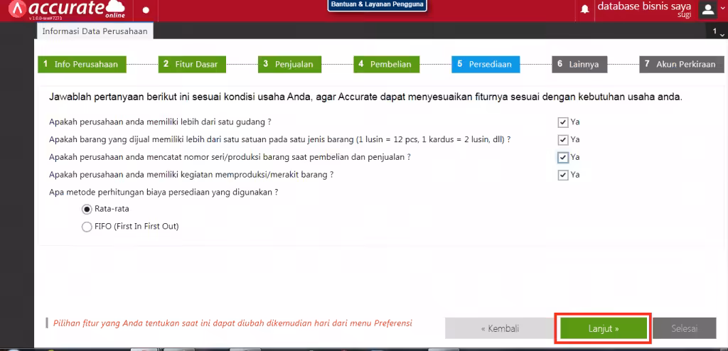 Persiapan Menggunakan Accurate Online Persiapan Menggunakan Accurate Online