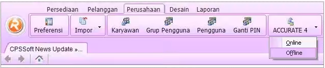 Sinkronisasi Secara Offline Data Penjualan RENE dan ACCURATE