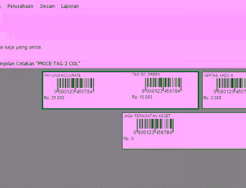Mengembalikan Design Cetak Label barkode ke Default