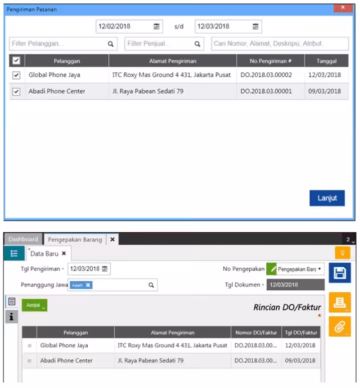 membuat pengepakan barang dengan Accurate Online membuat pengepakan barang dengan Accurate Online