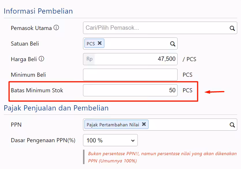 edit batas Minimum Stok Accurate Online edit batas Minimum Stok Accurate Online