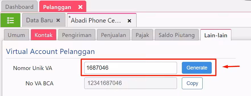 pengaturan nomor virtual account bca pelanggan pengaturan nomor virtual account bca pelanggan