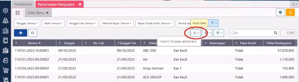 impor shopee settlement di Accurate Online impor shopee settlement di Accurate Online