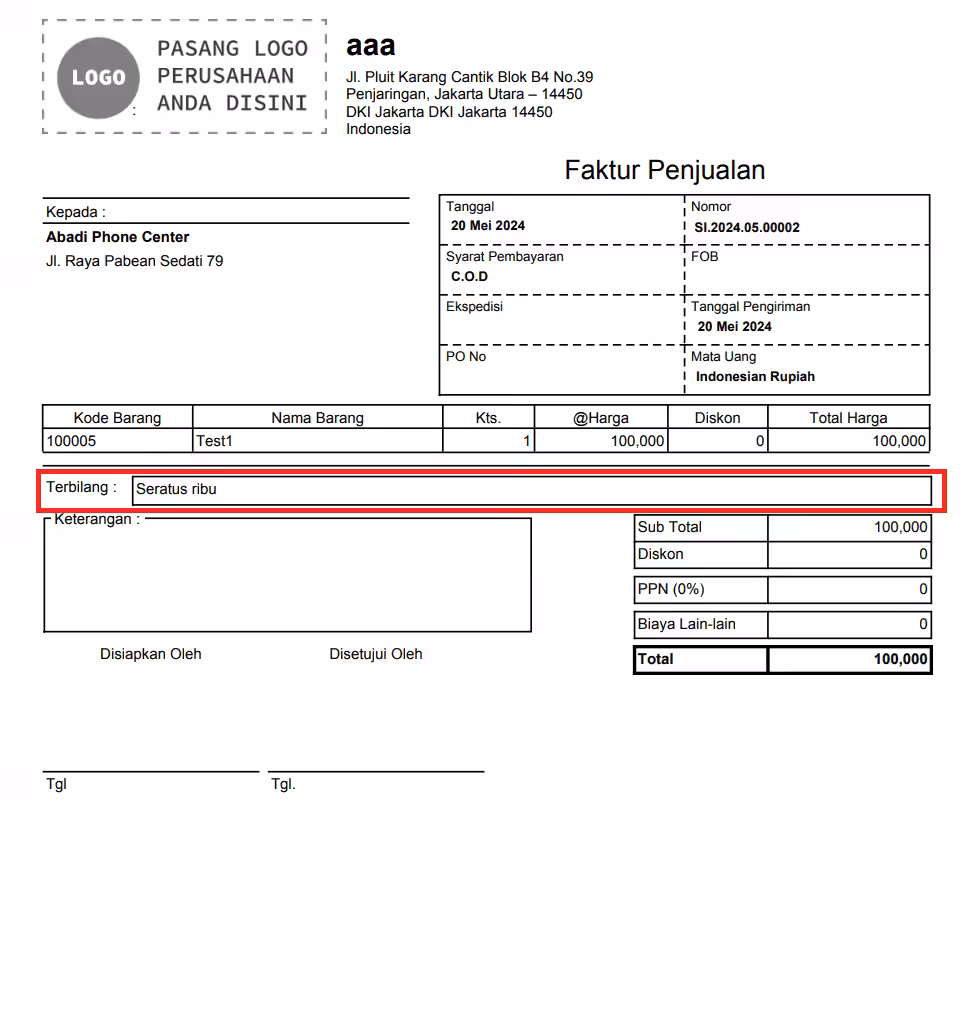 pengaturan bahasa terbilang pada Desain Cetakan pengaturan bahasa terbilang pada Desain Cetakan