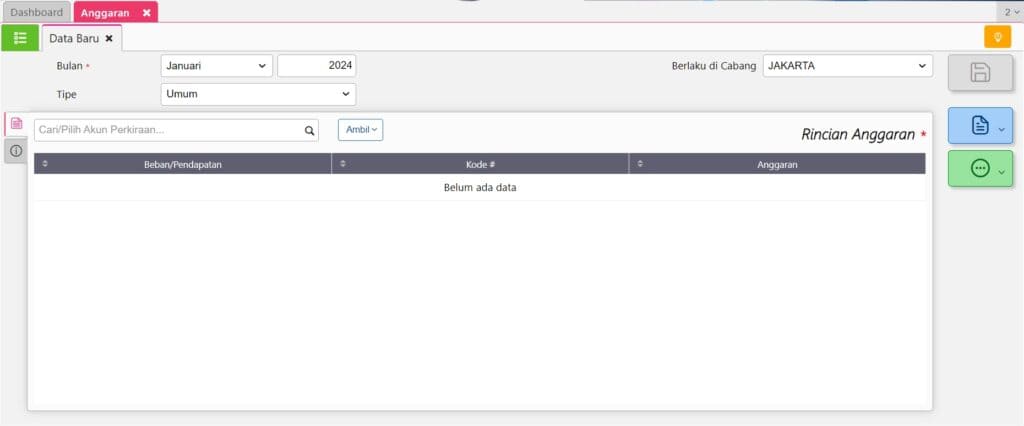 anggaran pada accurate online anggaran pada accurate online