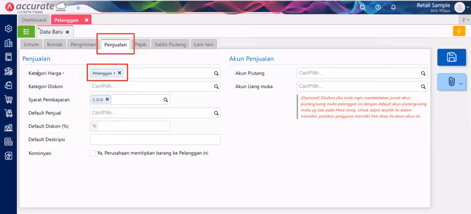 membuat kategori penjualan di accurate online membuat kategori penjualan di accurate online