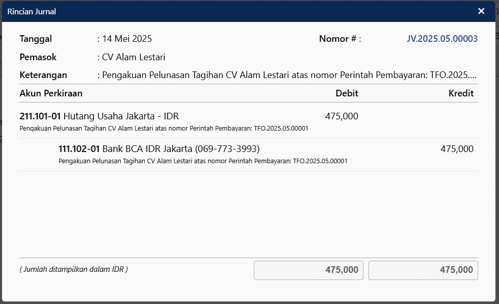 membuat perintah pembayaran di accurate online